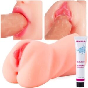 Zemalia 3 in 1 Masturbator Pocket Pussy Realistic Mouth Vagina