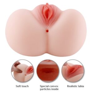 Realistic 3D-Textured Big Vagina & Anal Masturbator-Sex Toys Store India