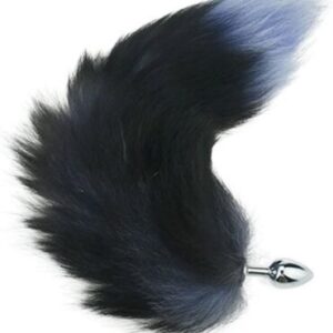 Fox Tail Anal Plug with Stainless Steel