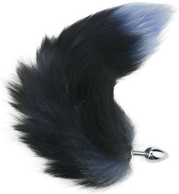 Fox Tail Anal Plug with Stainless Steel