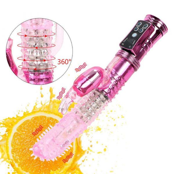 Rotating Rabbit Vibrator for women12 Speed 360 Degree Rotation 36 Modes, 8 Speeds,USB Rechargeable